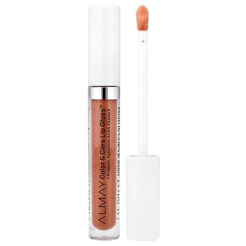 Almay, Color & Care Lip Gloss™, 300 Glitters Gold, 0.1 fl oz (3 ml)