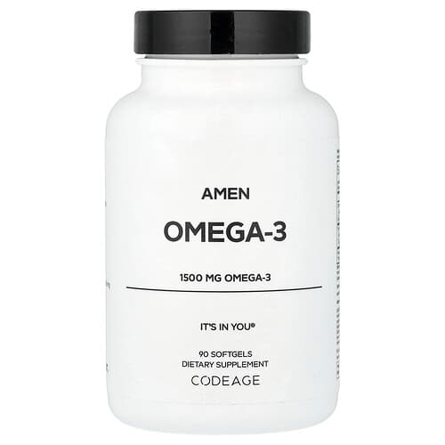 Codeage, Amen, Omega-3, 90 Softgels (750 mg per Softgel)