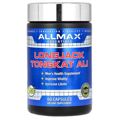 ALLMAX, Essentials, Longjack Tongkat Ali, 325 mg, 60 Veggie Caps