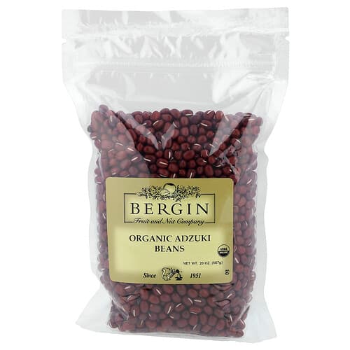 Bergin Fruit and Nut Company, Organic Adzuki Beans, 20 oz (567 g)