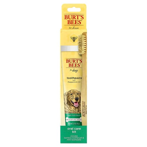 Burt's Bees, Oral Care Kit, For Dogs, 2 Piece Kit