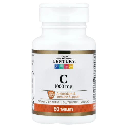 21st Century, Vitamin C, 1,000 mg, 60 Tablets