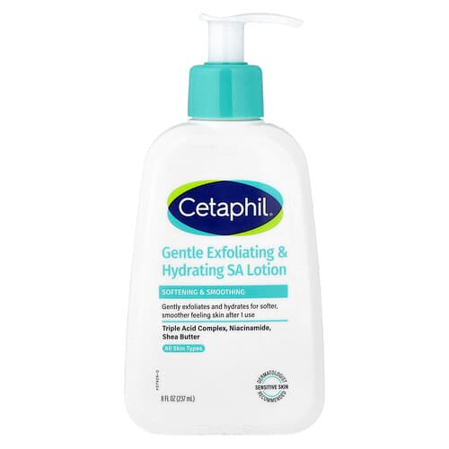 Cetaphil, Gentle Exfoliating & Hydrating SA Lotion, All Skin Types, 8 fl oz (237 ml)