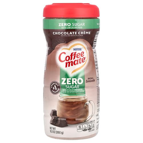 Coffee Mate, Powder Coffee Creamer, Sugar Free, Chocolate Creme, 10.2 oz (289.1 g)