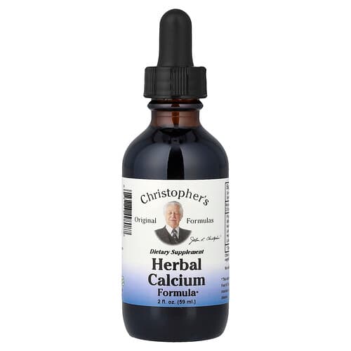 Christopher's Original Formulas, Herbal Calcium Formula, 2 fl oz (59 ml)