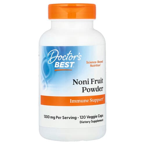 Doctor's Best, Noni Fruit Powder, 120 Veggie Caps (650 mg per Capsule)