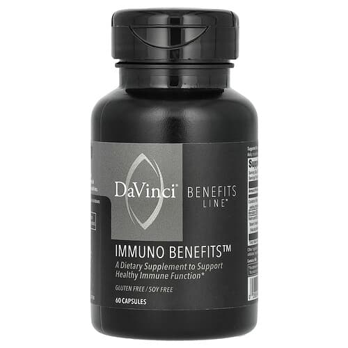 DaVinci Laboratories, Benefits Line, Immuno Benefits, 60 Capsules