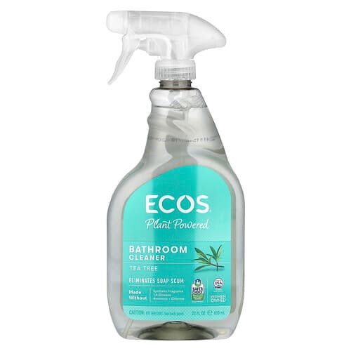Ecos, Ecos®, Plant Powered Bathroom Cleaner, Tea Tree, 22 fl oz (650 ml)