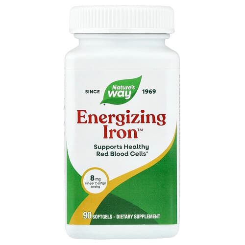 Nature's Way, Energizing Iron™, 90 Softgels