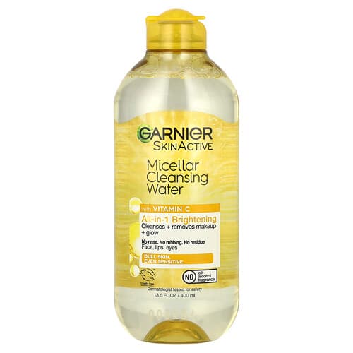 Garnier, SkinActive, Micellar Cleansing Water With Vitamin C, 13.5 fl oz (400 ml)