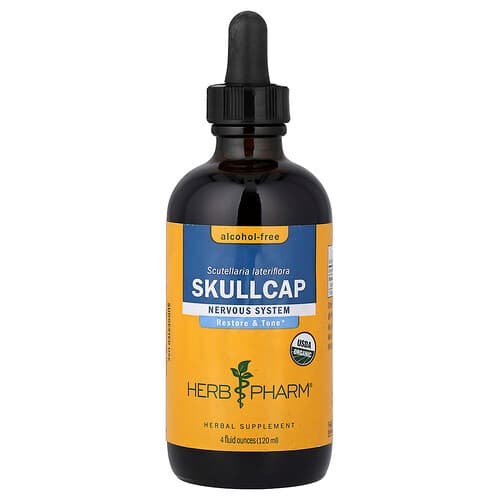Herb Pharm, Skullcap, Alcohol-Free, 4 fl oz (120 ml)