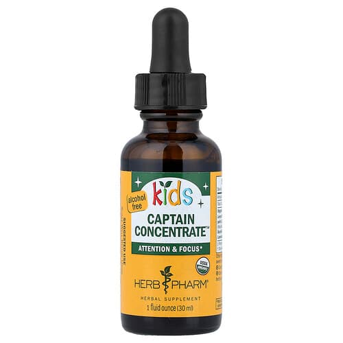 Herb Pharm, Kid's, Captain Concentrate™, Alcohol Free, 1 fl oz (30 ml)