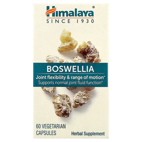 Himalaya, Boswellia, 60 Vegetarian Capsules (125 mg per Capsule)