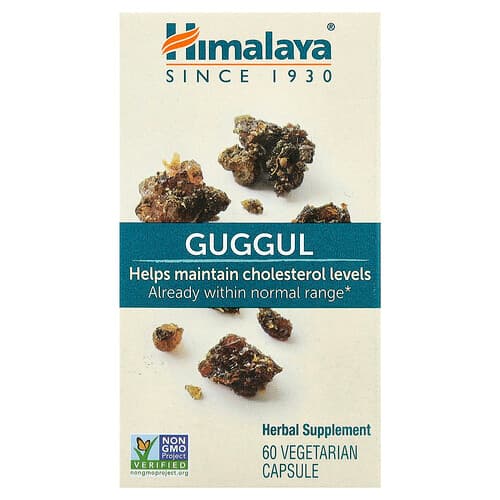 Himalaya, Guggul, 60 Vegetarian Capsules