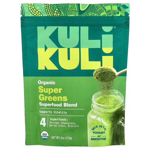 Kuli Kuli, Organic Superfood Blend, Super Greens, 6 oz (170 g)