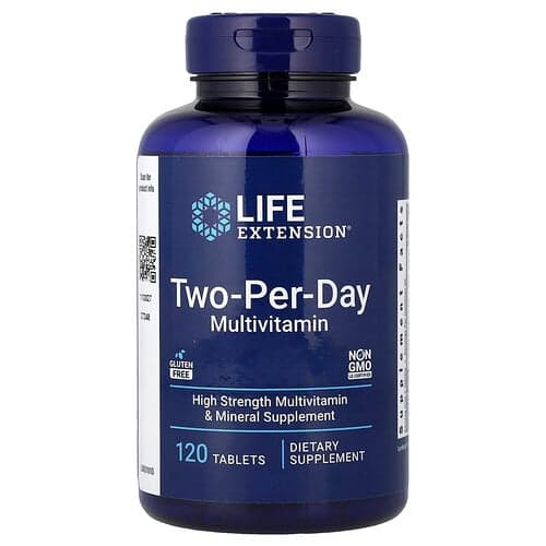 Life Extension, Two-Per-Day Multivitamin, 120 Tablets