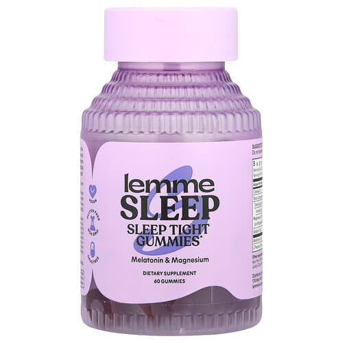 Lemme, Sleep Tight Gummies, Berry, 60 Gummies