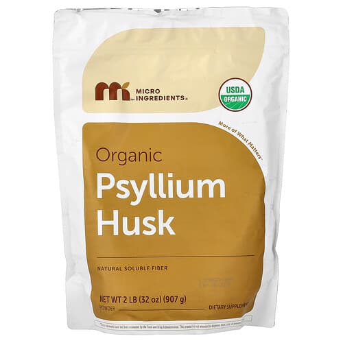 Micro Ingredients, Organic Psyllium Husk Powder, 2 lb (907 g)