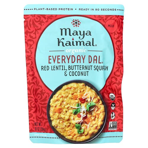 Maya Kaimal, Organic Everyday Dal®, Red Lentil, Butternut Squash, Coconut, 10 oz (284 g)