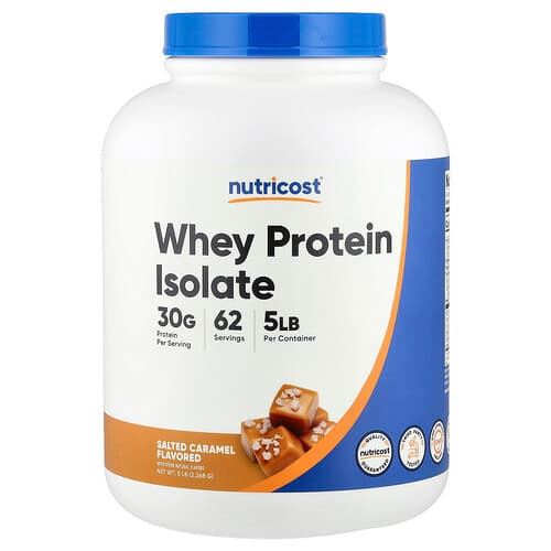 Nutricost, Whey Protein Isolate, Salted Caramel, 5 lb (2,268 g)