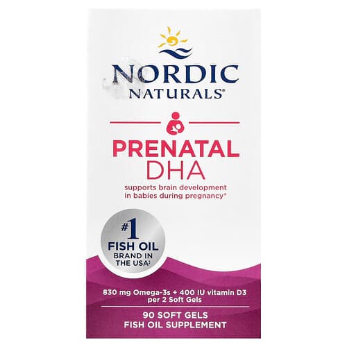 Nordic Naturals, Prenatal DHA, 90 Soft Gels