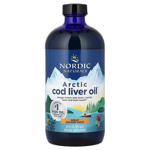 Nordic Naturals, Arctic Cod Liver Oil™, Orange, 16 fl oz (473 ml)