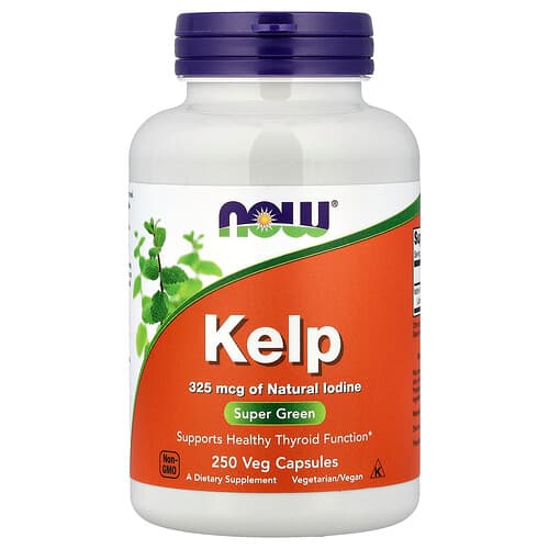 NOW Foods, Kelp, 325 mcg, 250 Veg Capsules