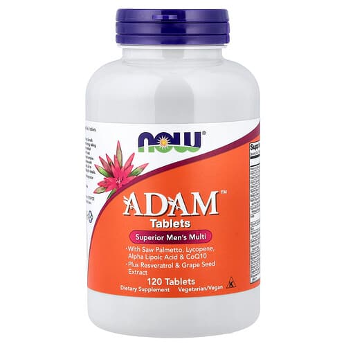 NOW Foods, ADAM™, Superior Men's Multi, 120 Tablets