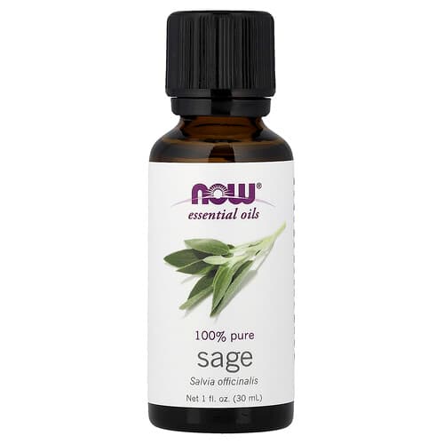 NOW Foods, Essential Oils, Sage, 1 fl oz (30 ml)