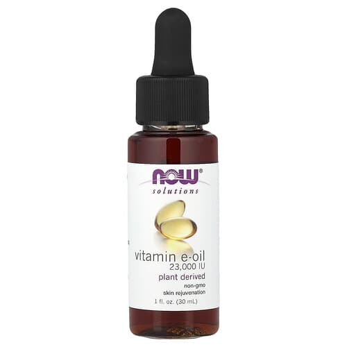 NOW Foods, Solutions, Vitamin E-Oil, 1 fl oz (30 ml)