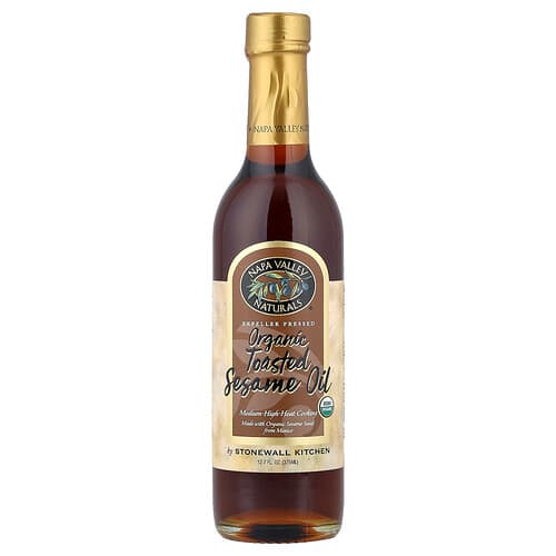 Napa Valley Naturals, Organic Toasted Sesame Oil, 12.7 fl oz (375 ml)