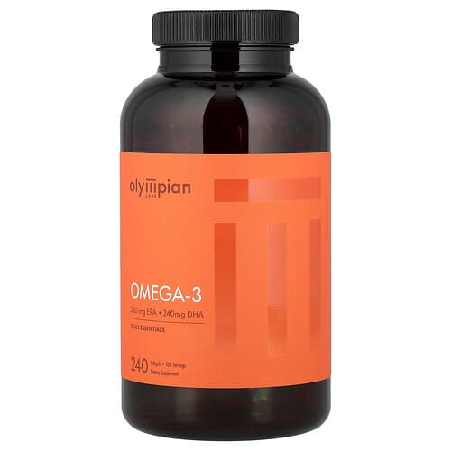 Olympian Labs, Omega-3, 240 Softgels (1,000 mg per Softgel)