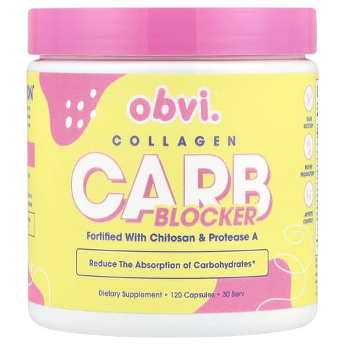 Obvi, Collagen Carb Blocker, 120 Capsules