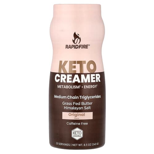 RAPIDFIRE, Keto Creamer, Original, Caffeine Free , 8.5 oz (240 g)