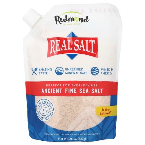 Redmond, Real Salt®, Ancient Fine Sea Salt, 26 oz (737 g)