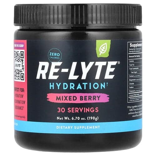 Redmond, Re-Lyte® Hydration, Mixed Berry, 6.7 oz (190 g)