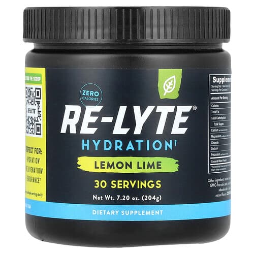 Redmond, Re-Lyte® Hydration, Lemon Lime, 7.2 oz (204 g)