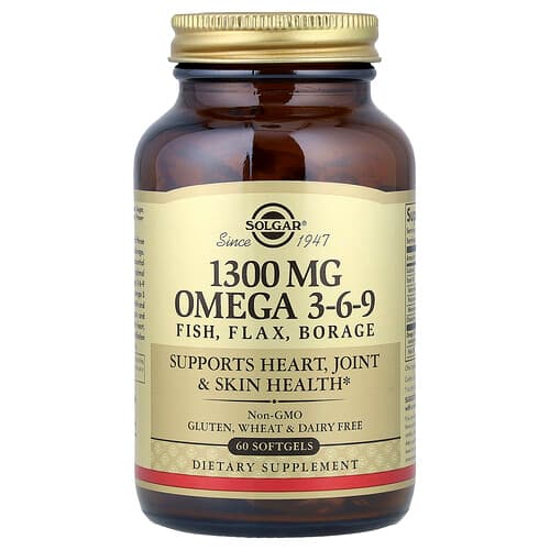 Solgar, Omega 3-6-9, 60 Softgels