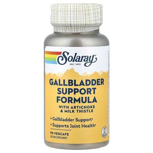 Solaray, Gallbladder Support Formula, With Artichoke & Milk Thistle, 90 VegCaps