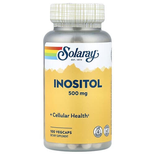 Solaray, Inostitol, 500 mg, 100 VegCaps
