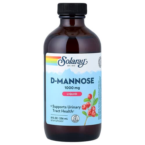Solaray, Liquid, D-Mannose, 8 fl oz (236 ml)
