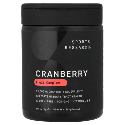Sports Research, Cranberry Fruit Complex, 90 Softgels