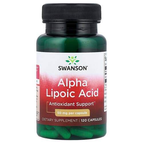 Swanson Vitamins, Alpha Lipoic Acid, 50 mg, 120 Capsules
