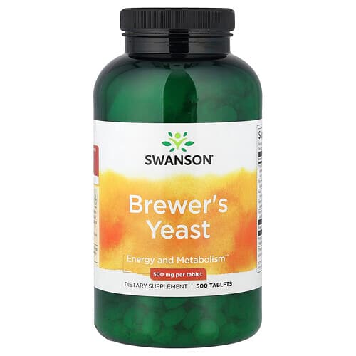 Swanson Vitamins, Brewer's Yeast, 500 Tablets