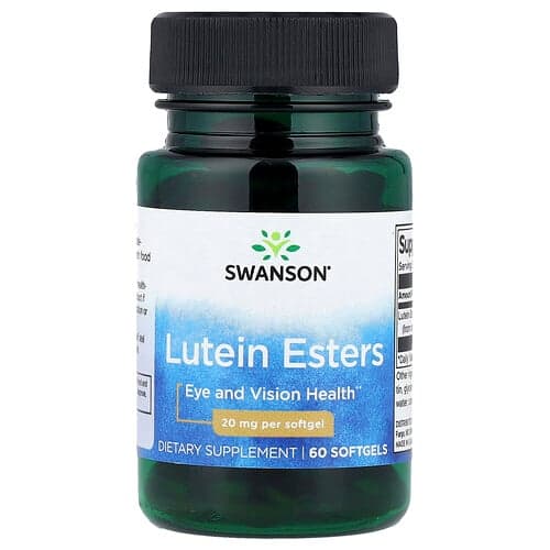 Swanson Vitamins, Lutein Esters, 20 mg, 60 Softgels