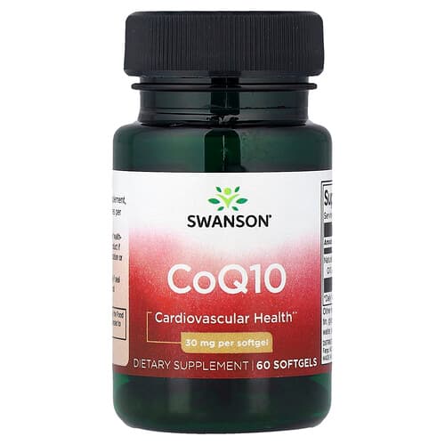 Swanson Vitamins, CoQ10, 30 mg, 60 Softgels