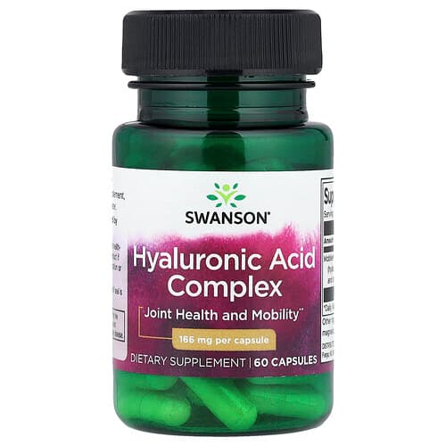 Swanson Vitamins, Hyaluronic Acid Complex, 166 mg, 60 Capsules