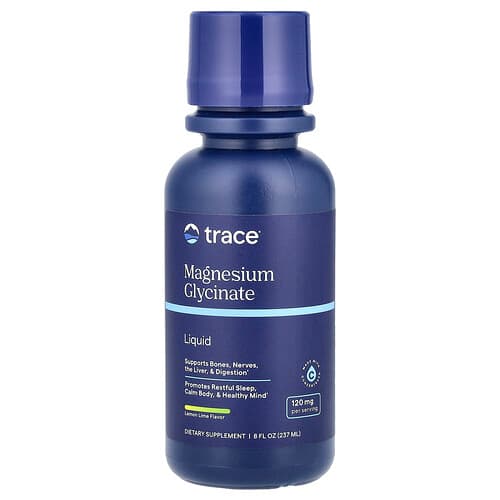 Trace, Liquid Magnesium Glycinate, Lemon Lime, 8 fl oz (237 ml)