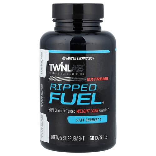 Twinlab, Ripped Fuel® Extreme, 60 Capsules