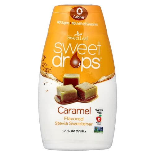 SweetLeaf Stevia, Sweet Drops®, Caramel, 1.7 fl oz (50 ml)
